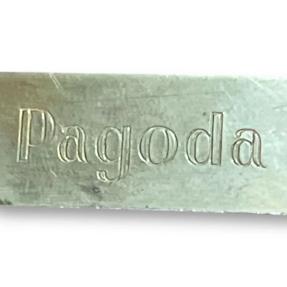 Pagoda Mini Metal Measuring Scoop Spoon Vintage Kitchen Utensil